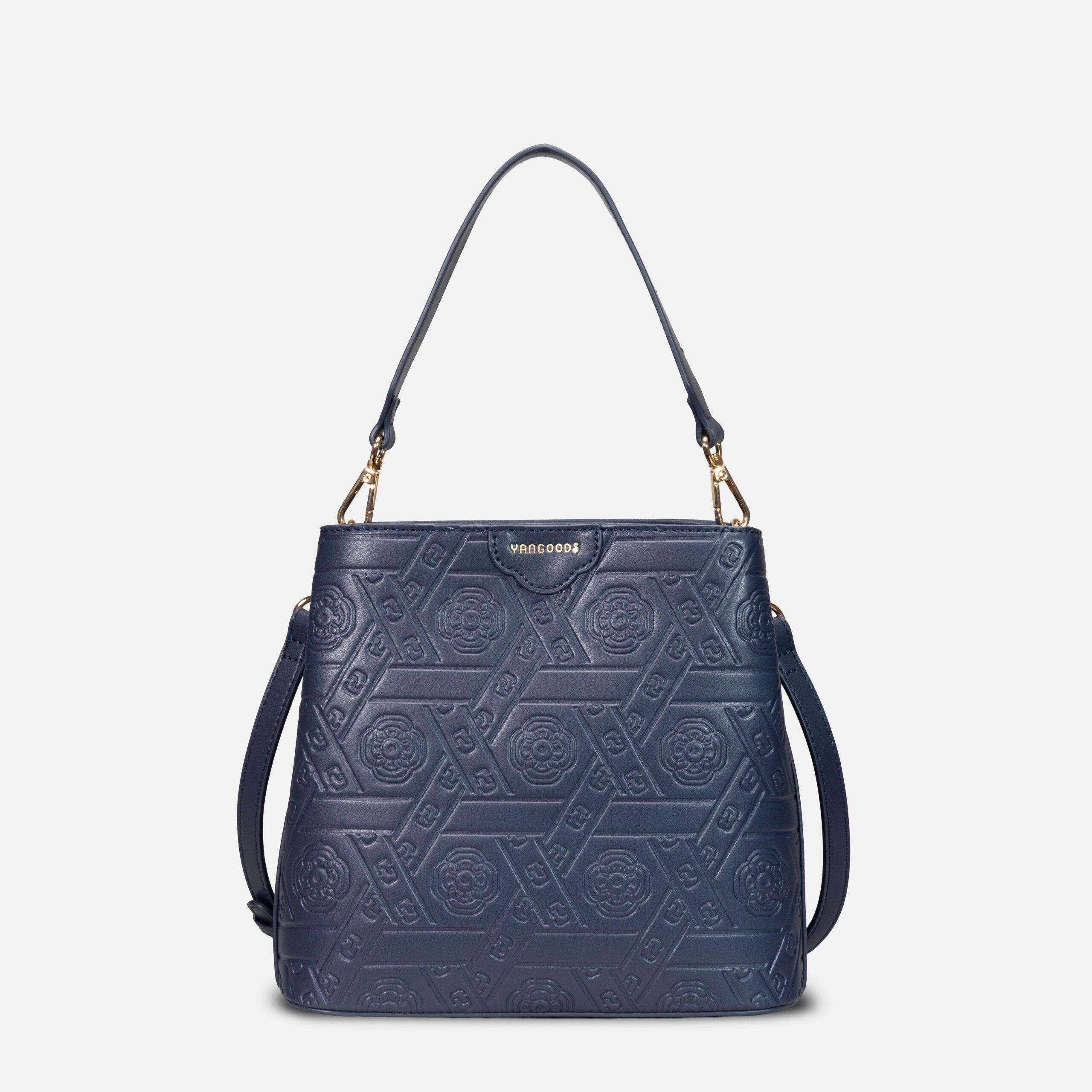 Bucket Bag Midnight Blue Front