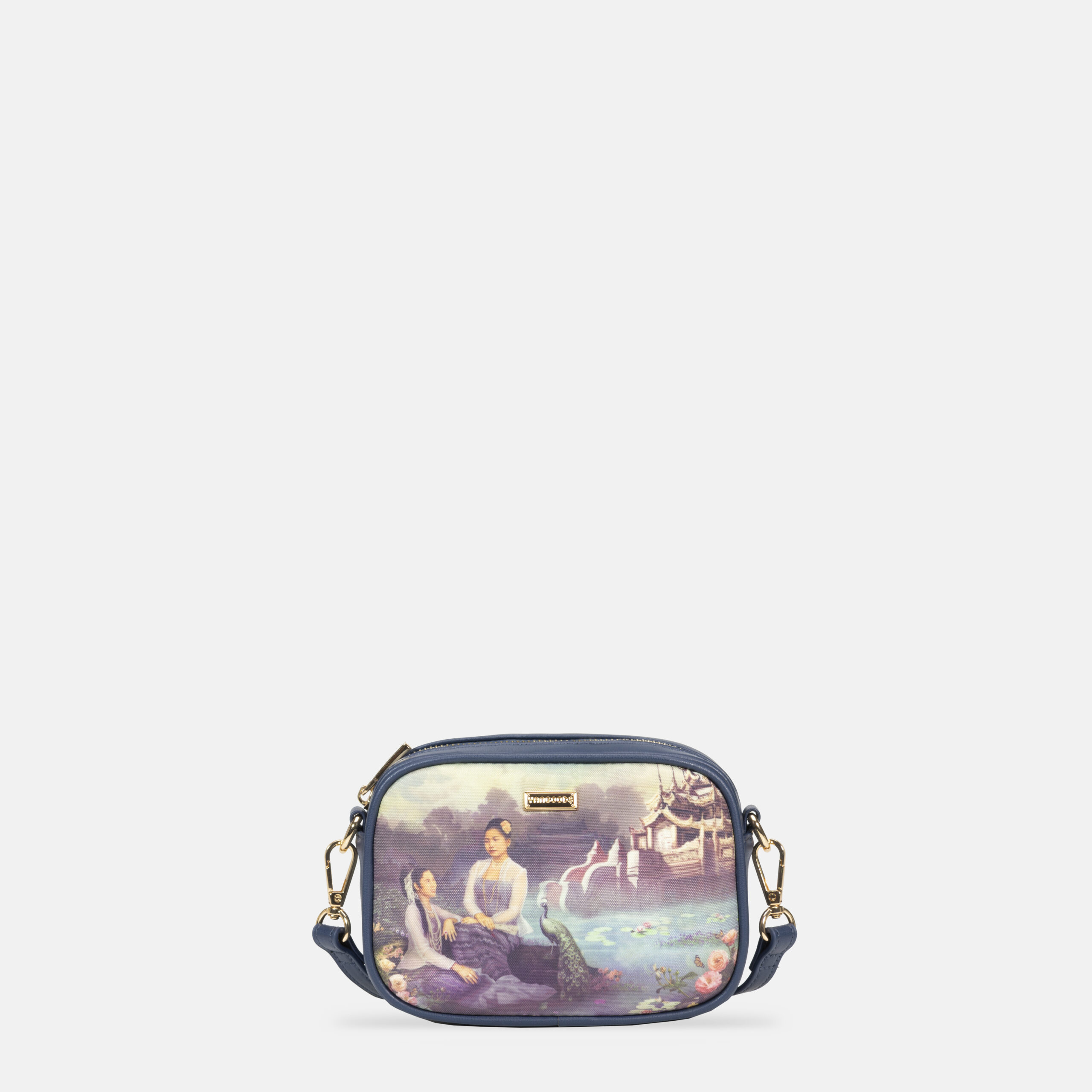 Camera Bag Stone Blue Front