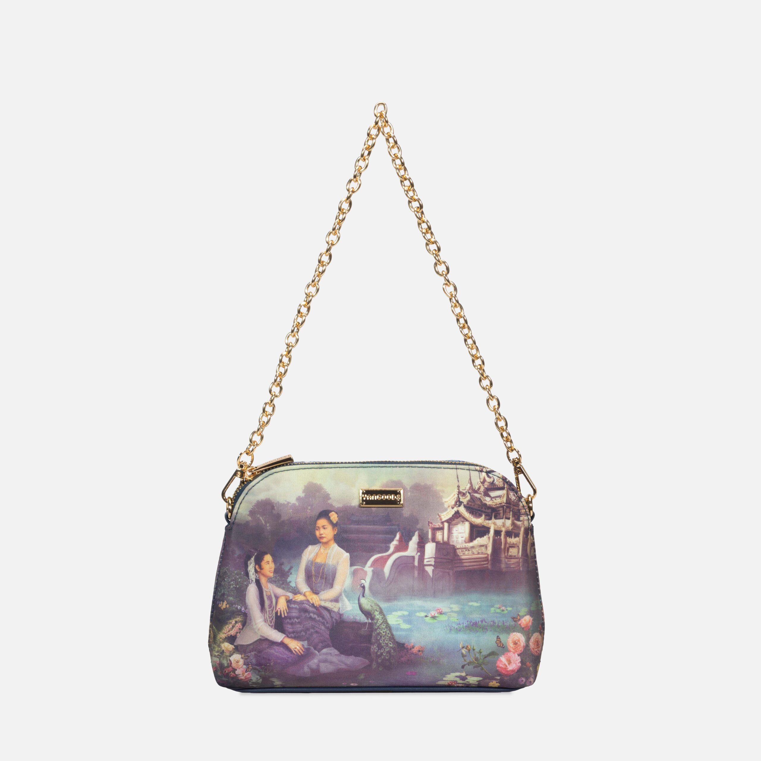 Crossbody Bag Blue Front