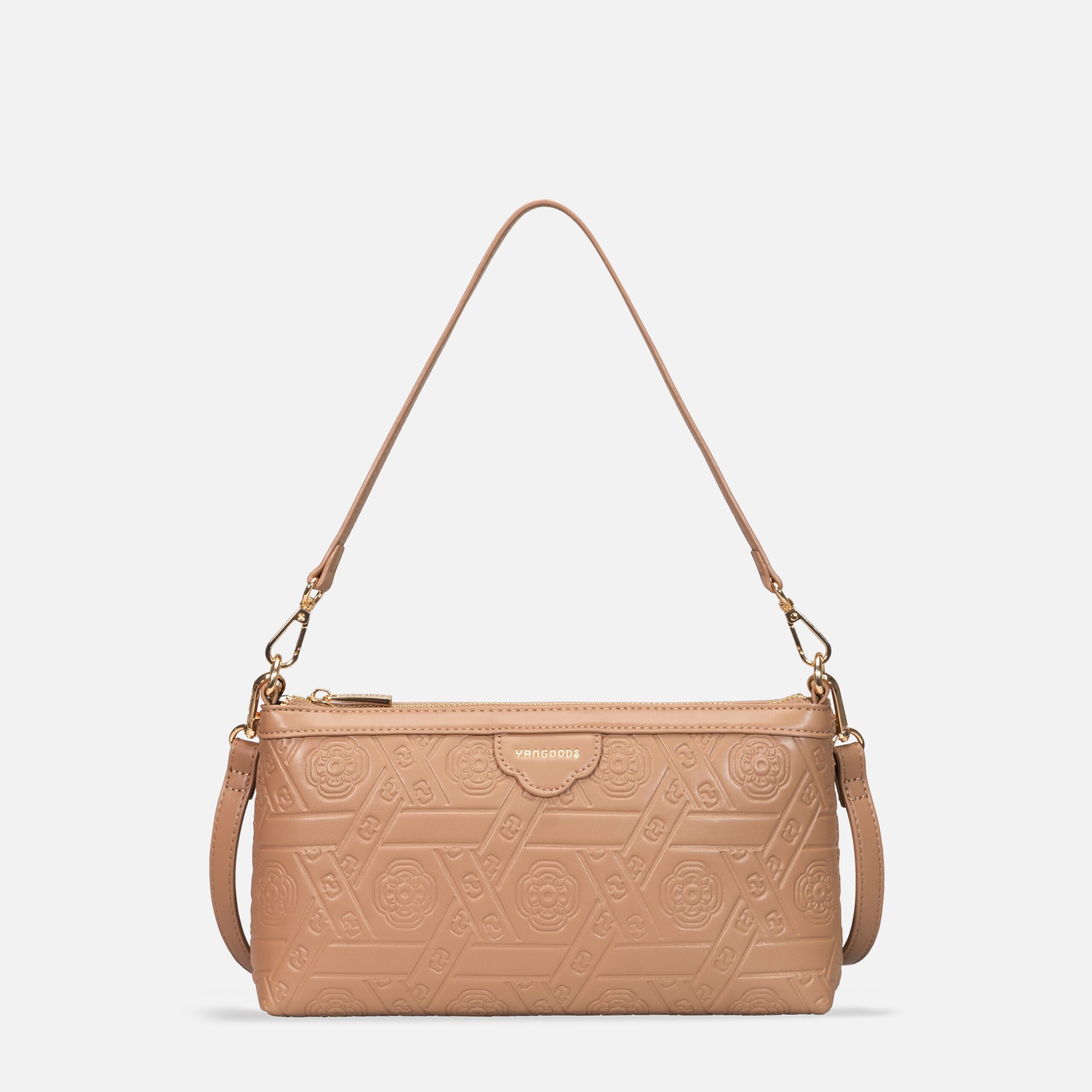 Shoulder Sling Bag Mocha Front