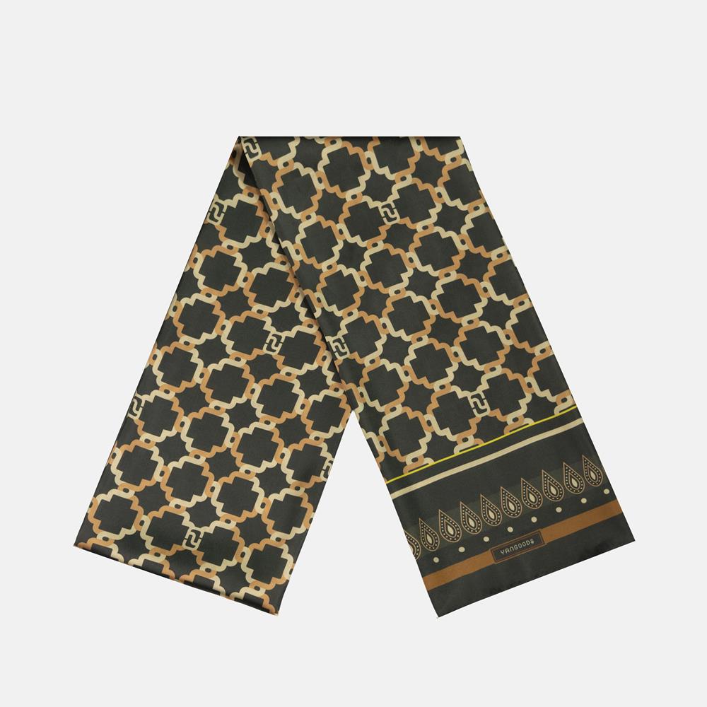 Htarwara Dark Olive Scarf long View (Copy)
